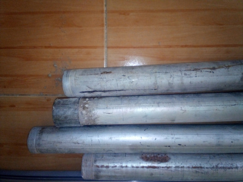 Tubo Galvanizado 2 PuLG Para Postes, Cercas Y Electricidad