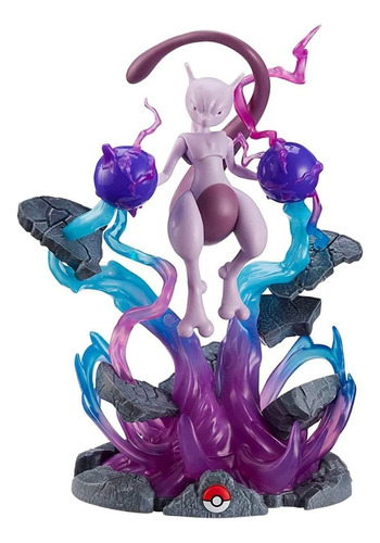 Mewtwo Figura Deluxe Con Luces Muñeco De Lujo Pokemon Fx