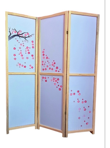 Biombo Flor De Sakura