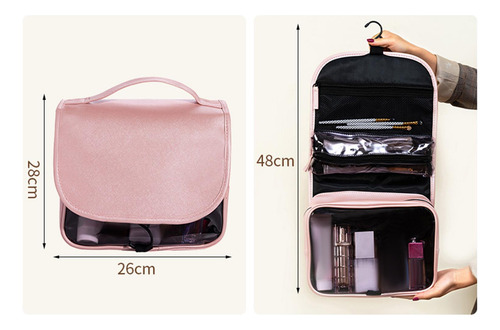 Neceser De Viaje Colgante, Organizador De Baño Impermeable,
