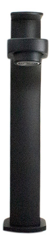 Monomando Lavabo Plano Largo Acero Negro Mate Dica 33102670