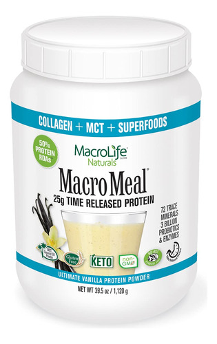 Macrolife Naturals Macromeal Omni Vanilla Superfood Suplemen