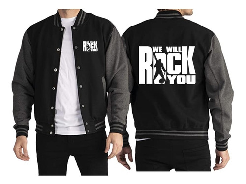 Chaqueta Beisbolera We Will Rock Fredy Mercury