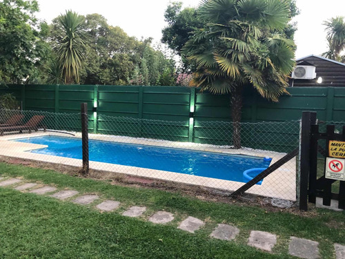 Cabaña Chalet De Alquiler Temporario En Chascomus Pileta