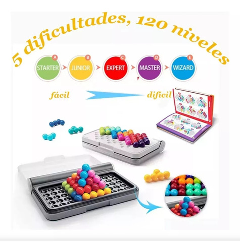 Juego De Mesa Iq-puzzler Pro Smart Games 120 Challenges