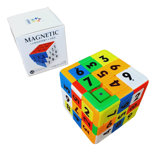 3x3 Digital Puzzle Cubo Rubik Deslizar Magnetico Yuxin