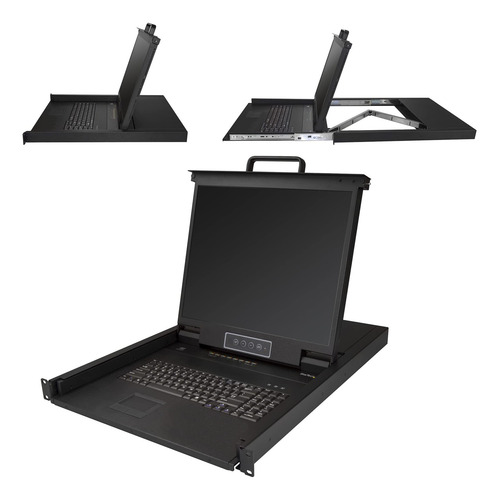 Consola Kvm 8 Puertos 19 Montaje Rack 1u Lcd