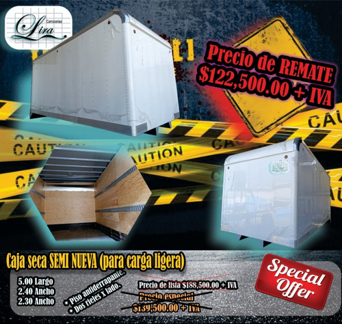 Caja Seca Semi Nueva, Piso Antiderrapante, Rieles Logísticos