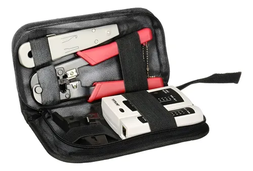 Kit Utensili Per Reti Intellinet 780070, 4 Pezzi: Tester LAN, Crimpatrice RJ45, Inseritore IDC E Stripper