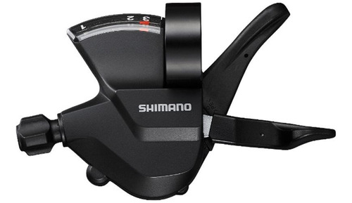 Shimano Altus SL-M315 3v Gear Shift Control, cor preta