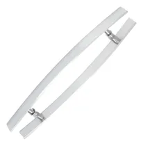 Comprar Puxador Curvo Duplo 50 Cm Porta Pivotante Madeirau002Fvidro