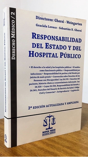 Responsabilidad Del Estado Y Del Hospital Publico - Ghersi, 
