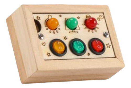 Interruptor De Luz Placa Ocupada Brinquedos Montessori