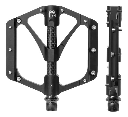 Gorix Pedales Planos De Bicicleta Cnc Ancho 3 Cojinetes Tubo