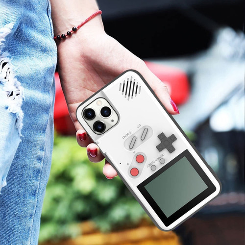 Funda Game Box Retro Para iPhone 12/12 Pro 12 Pro Max Color Blanco