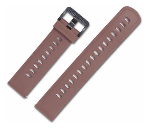 Pulseira Para Smartwatch Amazfit A19011 Coffe Brown - 22mm De Largura X 125mm Comprimento