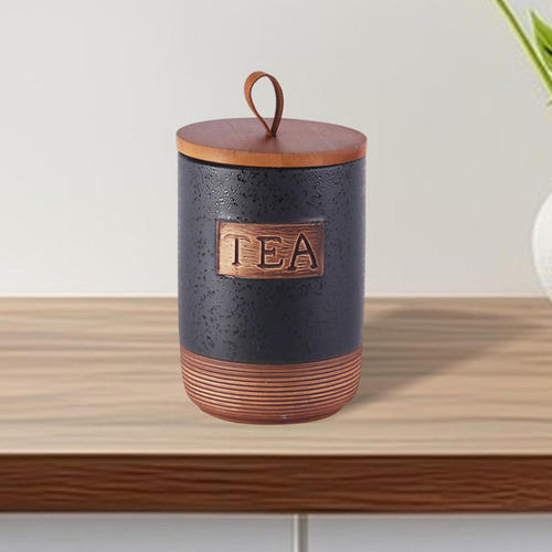 Contenedor De Almacenamiento De Cerámica, Tarro De Té