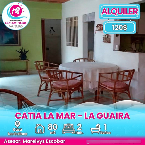 Imagen 1 de 5 de Casa Vacacional En Alquiler Las Salinas, Catia La Mar La Guaira