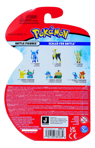 Jazwares Pokemon Battle Figure Pack Wynaut & Charmander