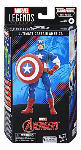 Figura De Acción Marvel Legends Series Capitán América