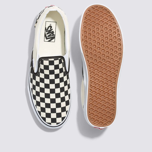Tênis Slip-on Checkerboard Black White