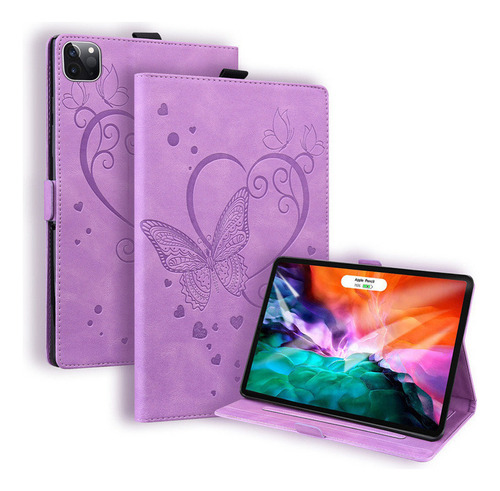 Funda Plano Grabado Mariposa Para Pad 6/6pro