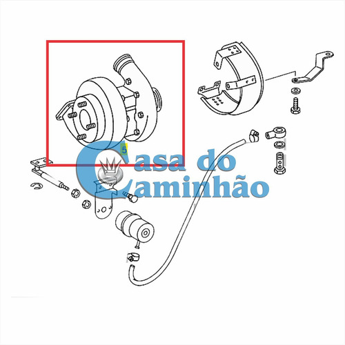 Turbina - Mbb 1418 1620 1721 - Motor Om 366a - A3760969599