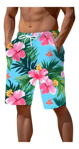 comprar Camisa Natacion Para Hombre Pantalon Corto Estampado Digital