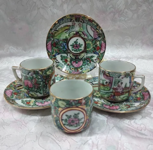 Juego De Cafe Tornasol 3 Vajilla Antigua MercadoLibre