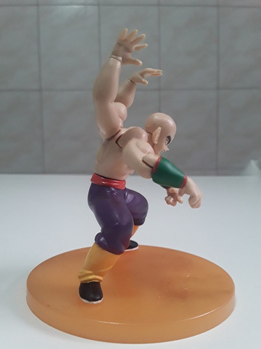 2 Bonecos Miniatura Tenshinhan E Mr. Satan / Dragon Ball Z (Usado)