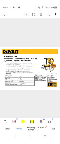 Rotomartillo Dewalt Sds Plus