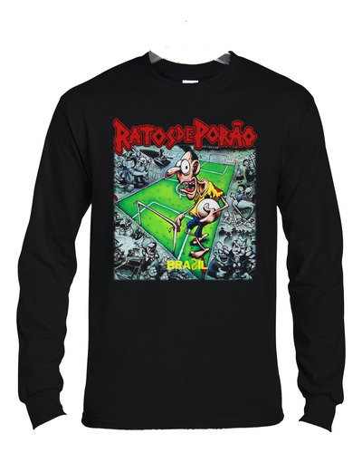 Polera Ml Ratos De Porao Brasil Punk Abominatron