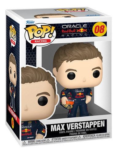 Funko Pop Formula 1 Oracle Red Bull Max Verstappen 08