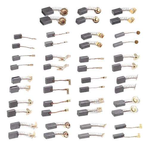 Escobillas De Carbono Para Motores Eléctricos, 46 Unidades,