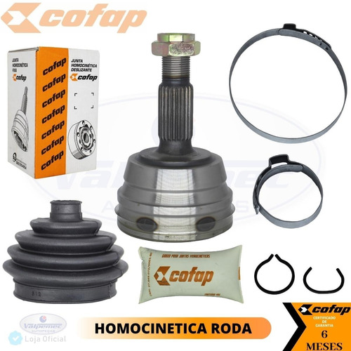 Junta Homocinética Gol Parati 1.0 G2 G3 G4 Eixo 28 Dentes