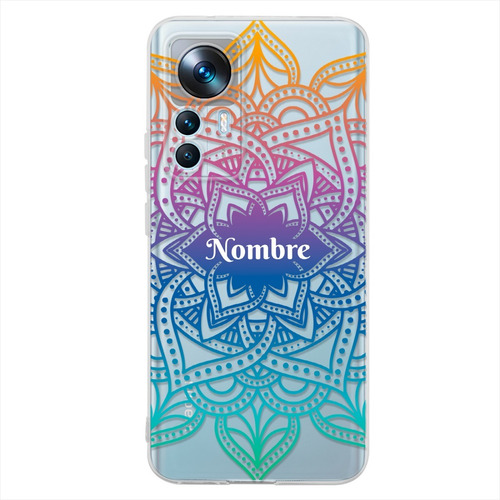 Funda Xiaomi Mandalas Personalizada Con Tu Nombre