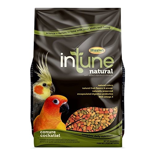 Higgins Intune Natural Food Mix Para Conures Y Cockatiels
