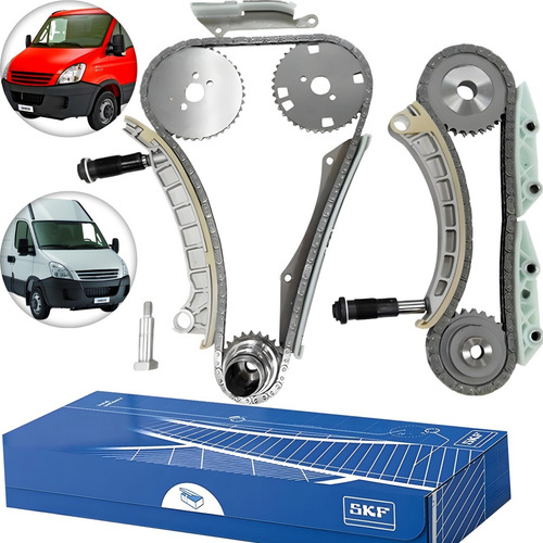 Kit Corrente Distribuição Completo Iveco Daily Todas Euro 3