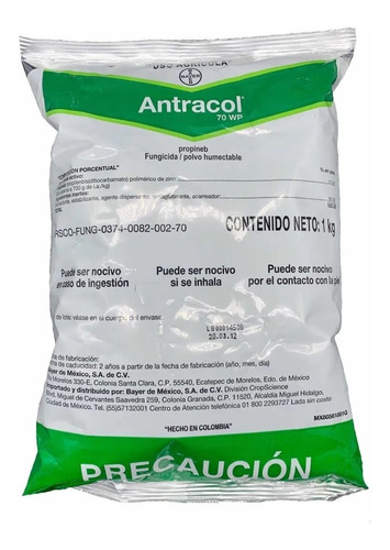 Antracol   Control Antracnosis Tizón  Propineb 1 Kg