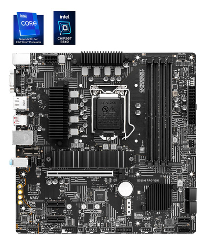 Msi Pro-vdh Proserie Placa Base (micro-atx Generacion Intel