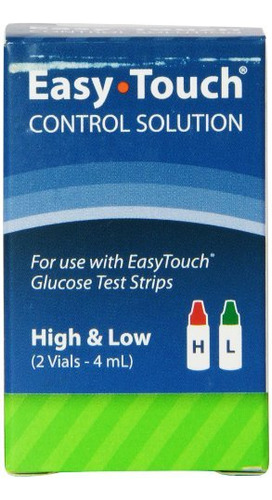 Easytouch Control Solution Kit De Monitor De Glucosa - Hi &