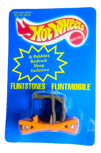Hot Wheels Picapiedra Flinstones - Flintmobile Azul 1994