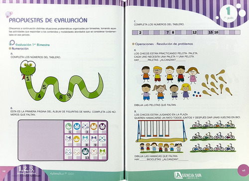 1, 2, 3, Hacemos Matemática, 450 Actividades Para Niños