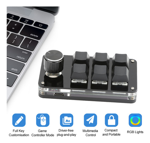 Teclado Usb Macro Keys, Mini Botão De Teclado Personalizado,