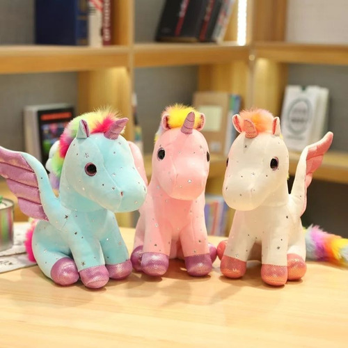 Pack 3 Juguetes Peluche De Unicornio De Felpa Peluche Kawaii