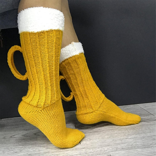 Calcetines De Taza De Cerveza Calcetines Divertidos De