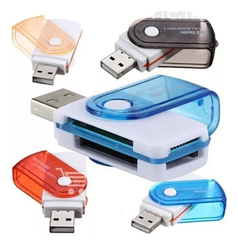 Lector De Memorias Tarjetas Múltiple Ms Micro-mini Sd (usb)