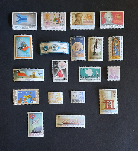 Sellos Chilenos Año 1982 - Mint (mnh)
