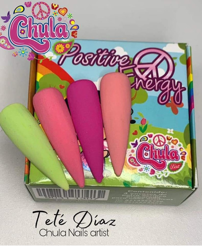 Colección Positive Energy De Chula Nails