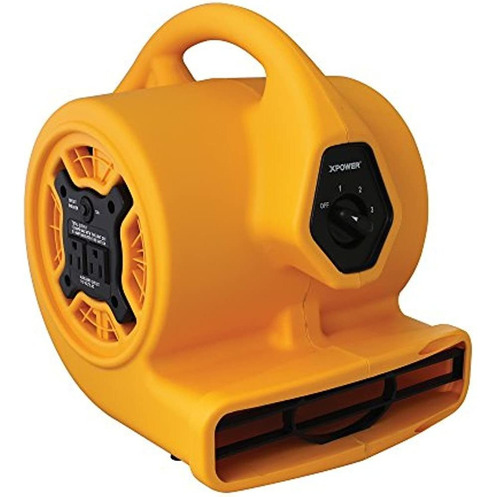 Xpower P-130a Mini Air Mover, Ventilador De Piso, Secador, V